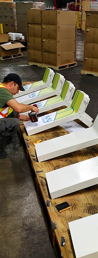 Professional custom vinyl wrap installation on EV charging station panels with precision graphic application in Toronto GTA Professional custom vinyl wrap installation on EV charging station panels with precision graphic application in Toronto GTA